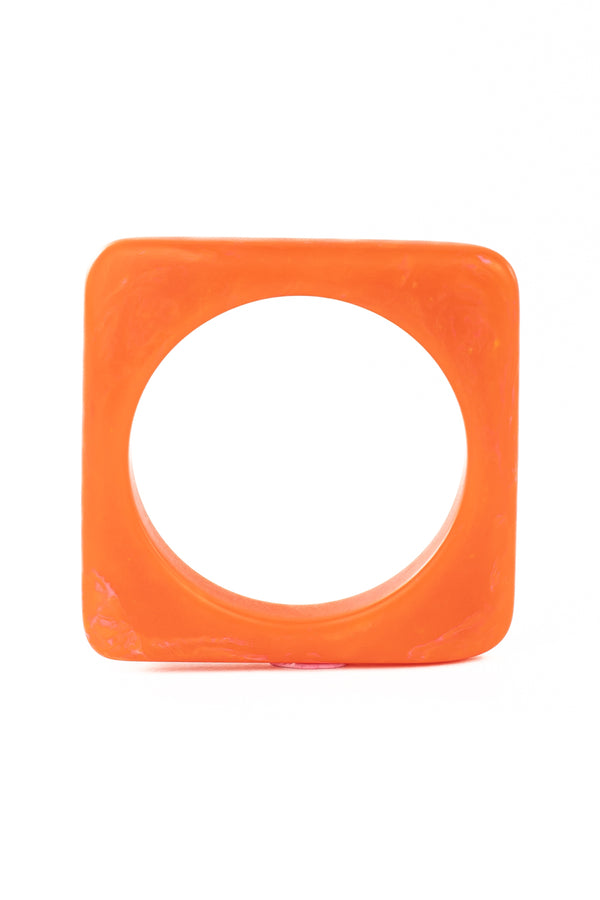 Resin Bangle - RB006 - Orange Peel