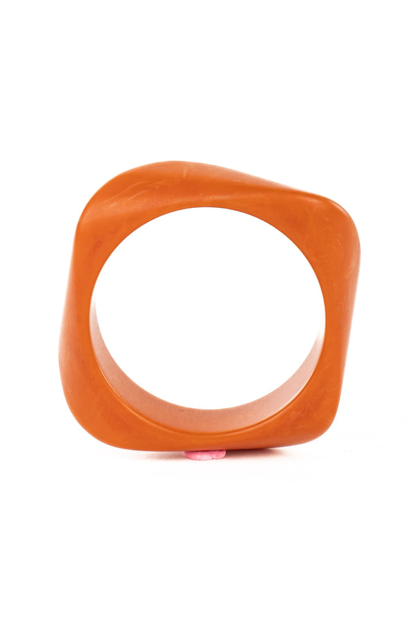 Resin Bangle - RB005 - Dark Cheddar