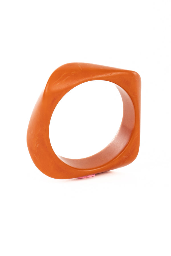 Resin Bangle - RB005 - Dark Cheddar