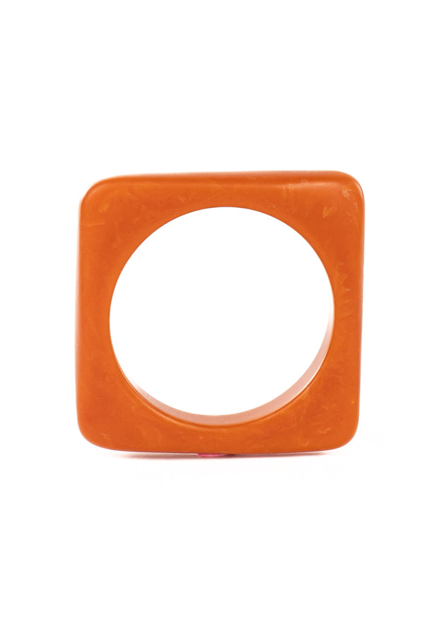 Resin Bangle - RB006 - Dark Cheddar