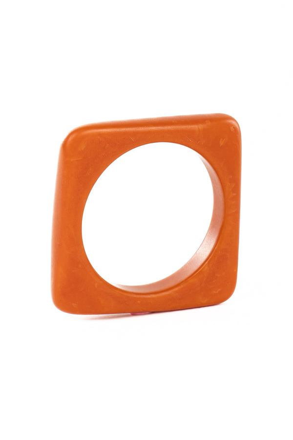 Resin Bangle - RB006 - Dark Cheddar