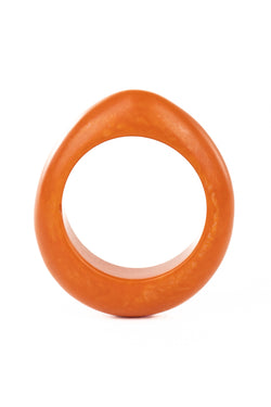 Resin Bangle - RB002 - Dark Cheddar