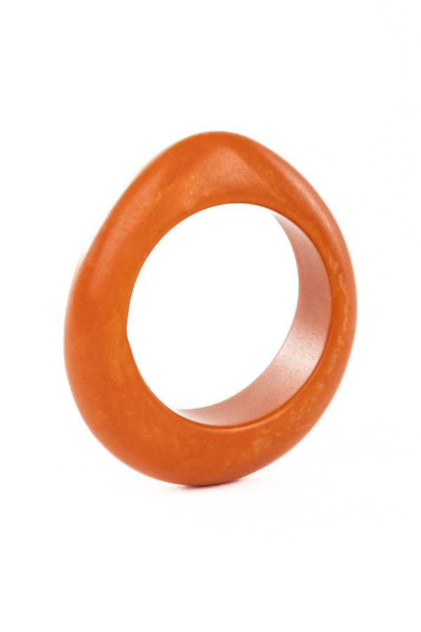 Resin Bangle - RB002 - Dark Cheddar