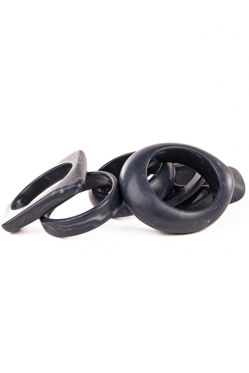 Resin Bangle - RB008 - Dress Blues