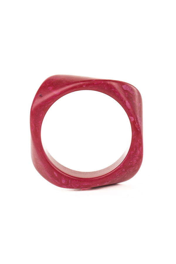 Resin Bangle - RB005 - Persian Red