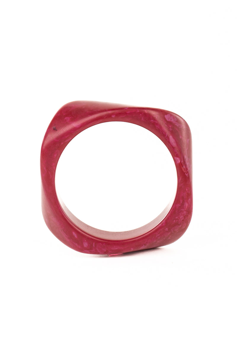 Resin Bangle - RB005 - Persian Red