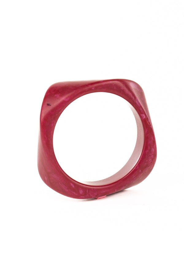 Resin Bangle - RB005 - Persian Red