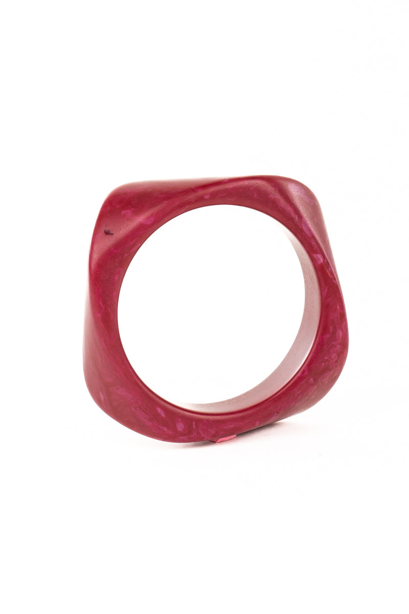 Resin Bangle - RB005 - Persian Red
