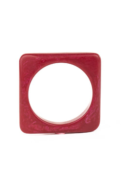 Resin Bangle - RB006 - Persian Red