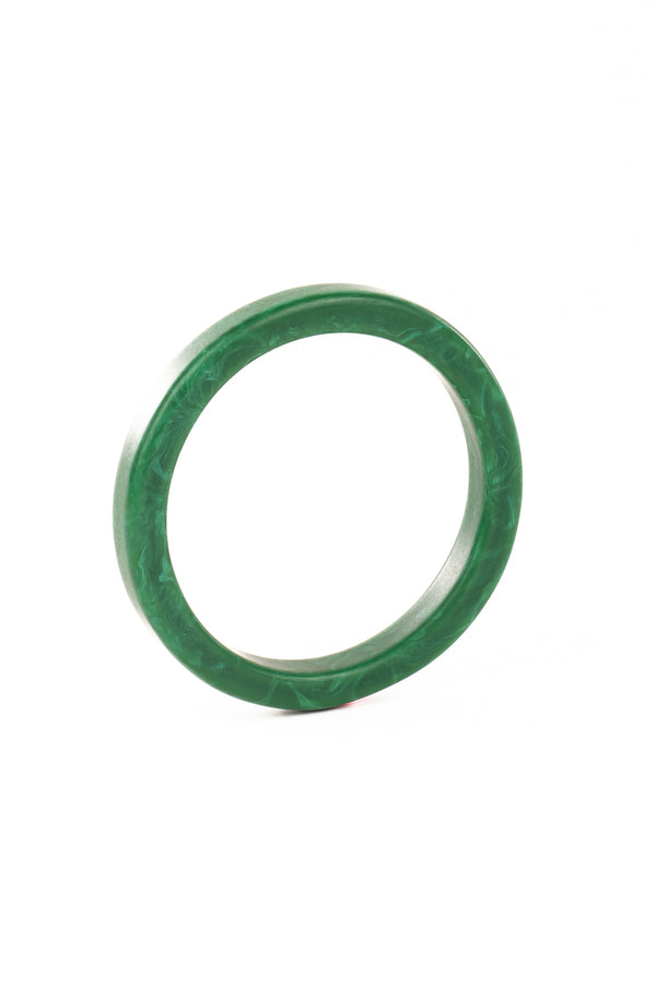 Resin Bangle - RB003 - Kelly Green