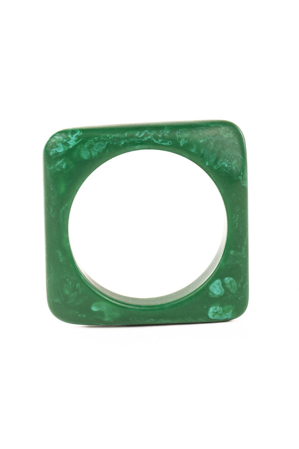 Resin Bangle - RB006 - Kelly Green