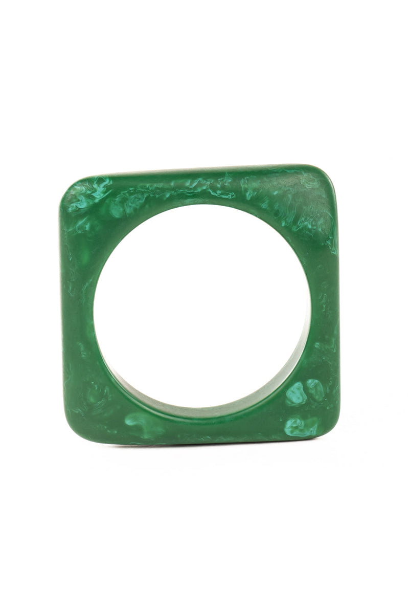 Resin Bangle - RB006 - Kelly Green