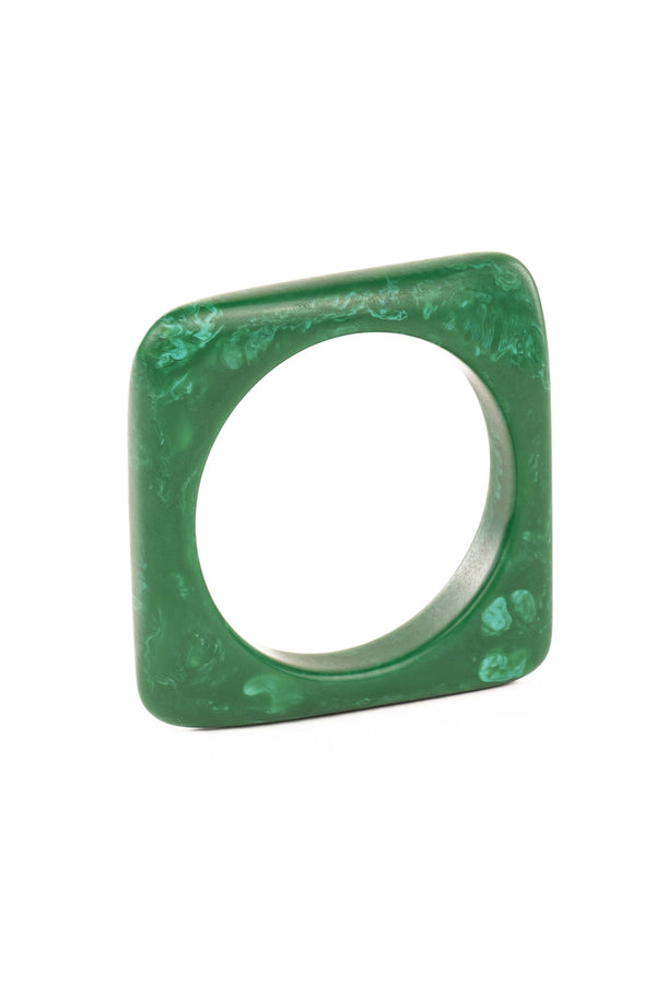 Resin Bangle - RB006 - Kelly Green