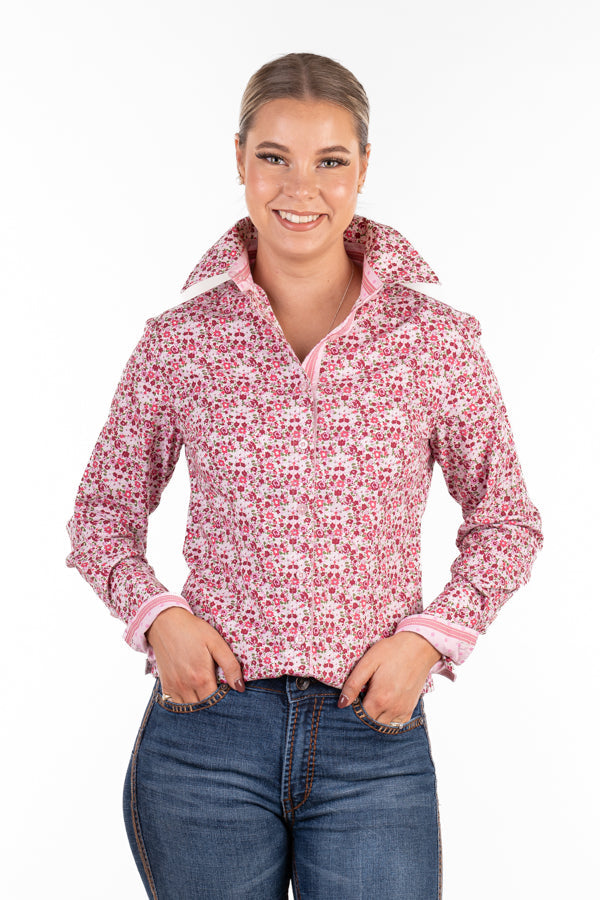 Fitted - C2000 - Floral Pink & Cerise