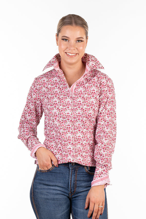 Fitted - C2000 - Floral Pink & Cerise
