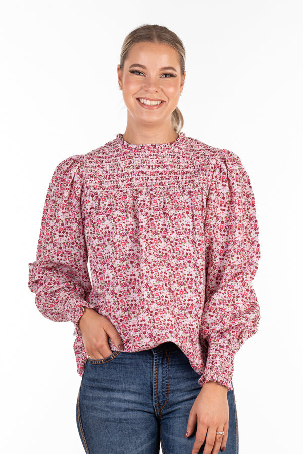 The LC Collection - LC59-2001 Pink, Cerise & Floral