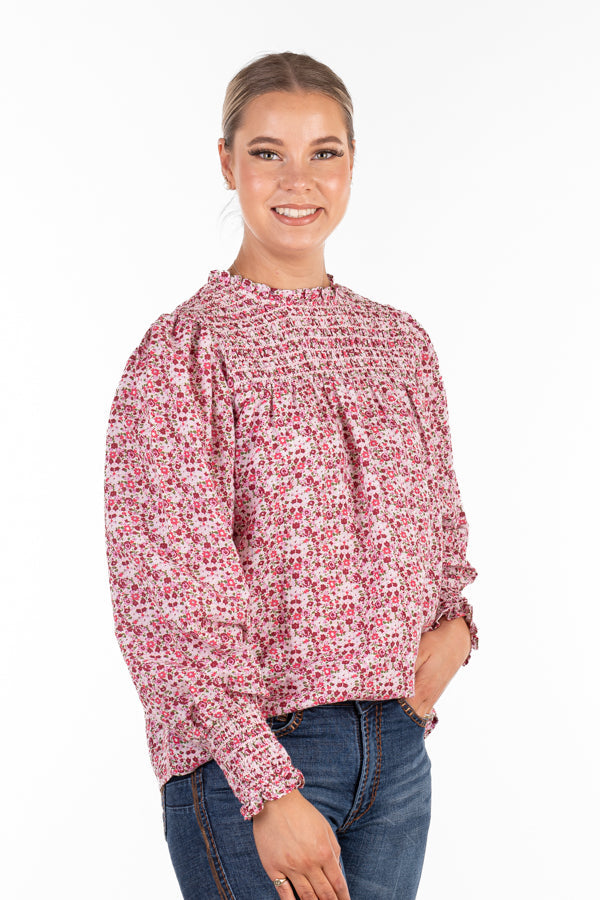 The LC Collection - LC59-2001 Pink, Cerise & Floral
