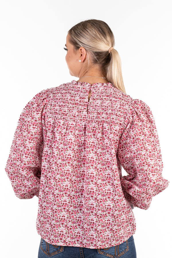 The LC Collection - LC59-2001 Pink, Cerise & Floral