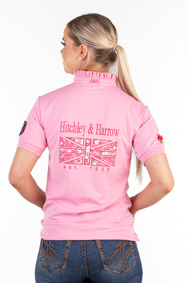 Loose Fit Polo - EL124 - Candy Pink Frill