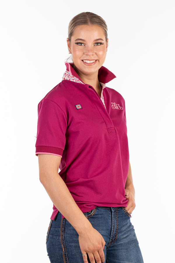 Loose Fit Polo - EL123 - Cerise