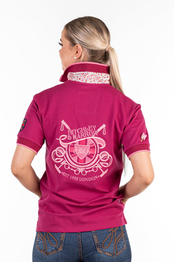 Loose Fit Polo - EL123 - Cerise