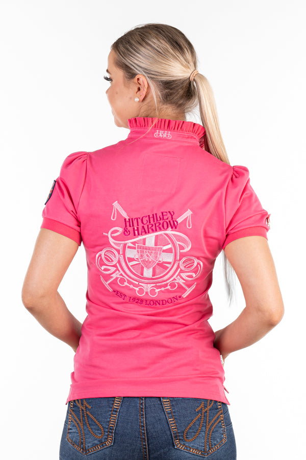 Fitted Polo - E239 - Hot Pink