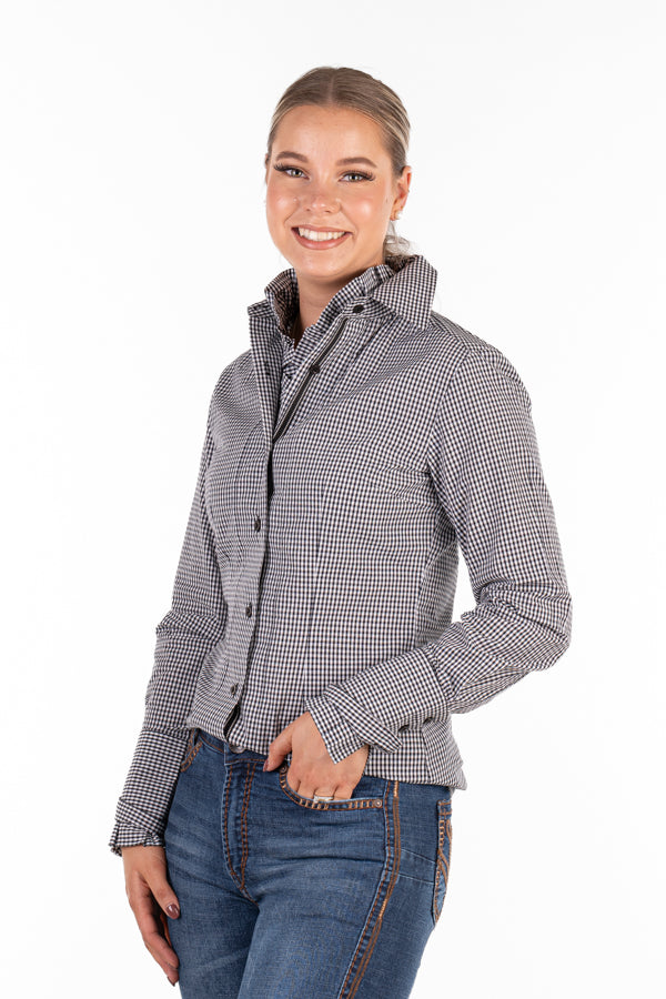 Fitted - M2006 Black & White Gingham