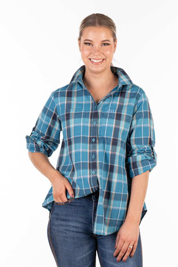 The LC Collection - LC03-2003 Turquoise Check