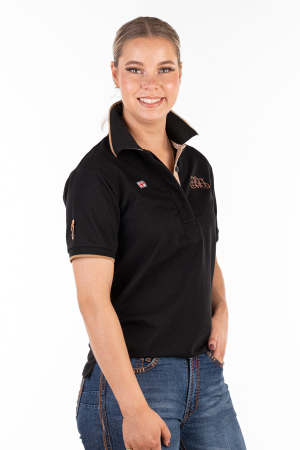 Loose Fit Polo - EL129 - Black