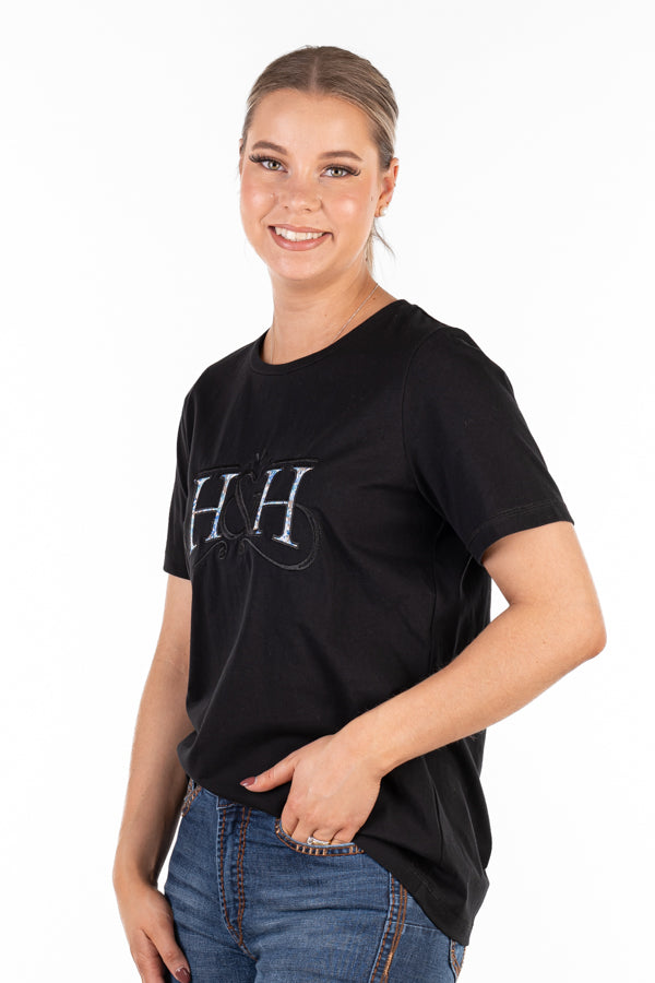 T Shirt - TS35 Black H&H Logo
