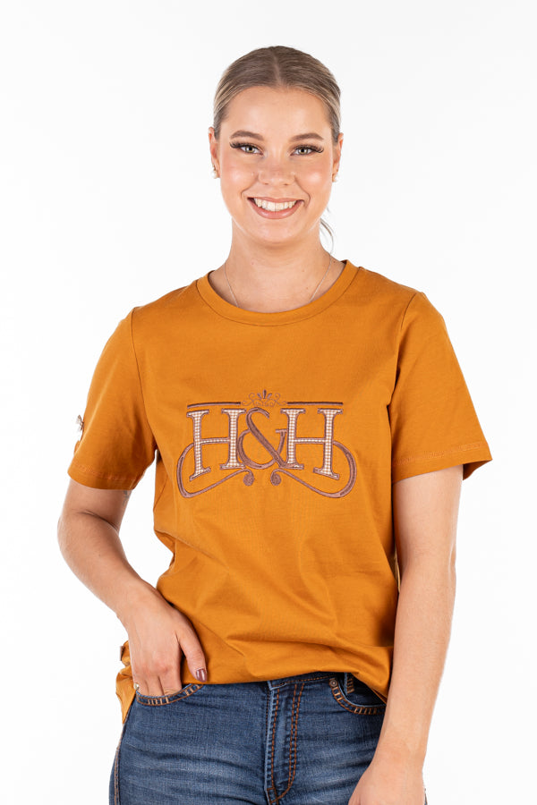 T Shirt - TS34 Mustard H&H Logo