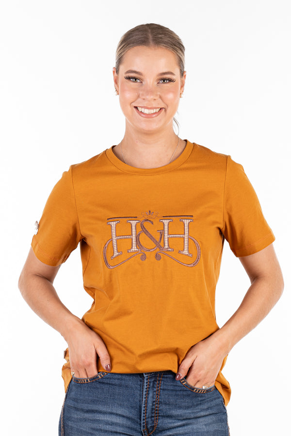 T Shirt - TS34 Mustard H&H Logo
