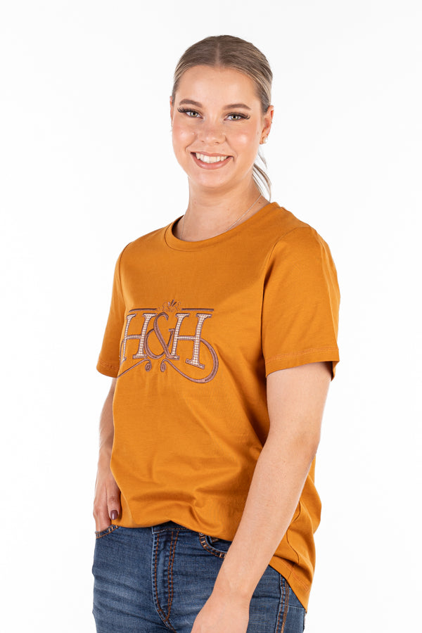 T Shirt - TS34 Mustard H&H Logo