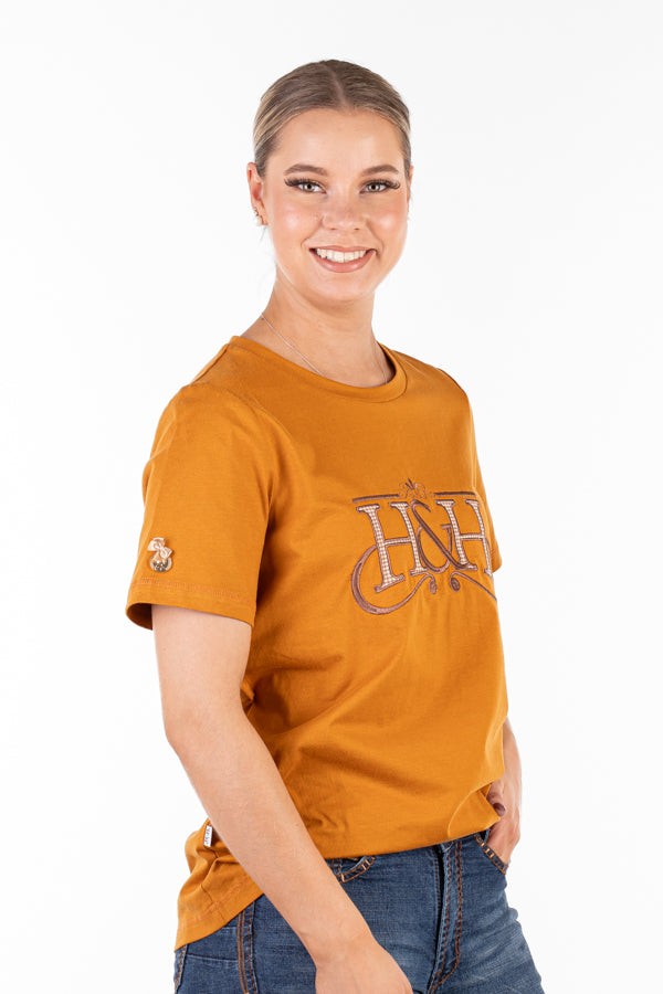 T Shirt - TS34 Mustard H&H Logo