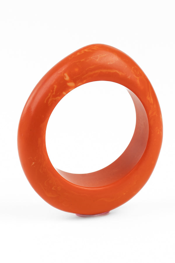 Resin Bangle - RB002 - Orange Popsicle