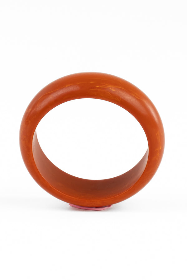 Resin Bangle - RB007 - Dark Cheddar