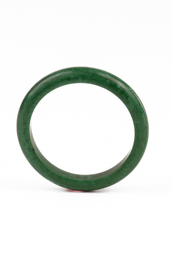Resin Bangle - RB001 - Kelly Green