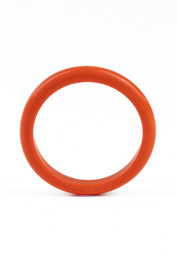 Resin Bangle - RB001 - Orange Peel