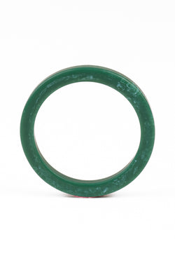 Resin Bangle - RB008 - Kelly Green