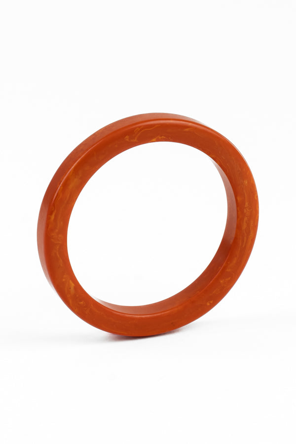 Resin Bangle - RB003 - Dark Cheddar