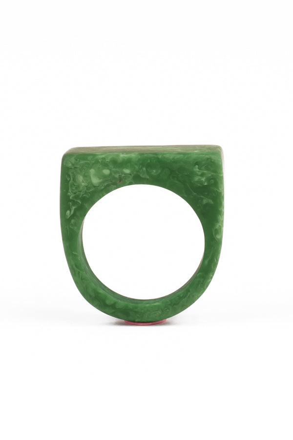 Resin Ring - RR01 - Kelly Green