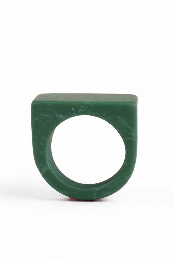 Resin Ring - RR02 - Pepper Green