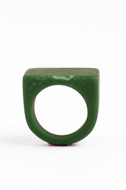 Resin Ring - RR02 - Kelly Green