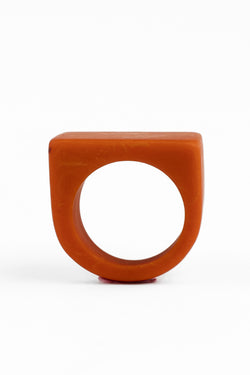 Resin Ring - RR02 - Dark Cheddar (Sid Photos)