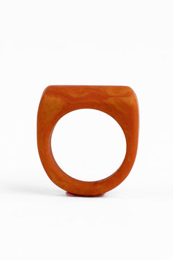 Resin Ring - RR03 - Dark Cheddar