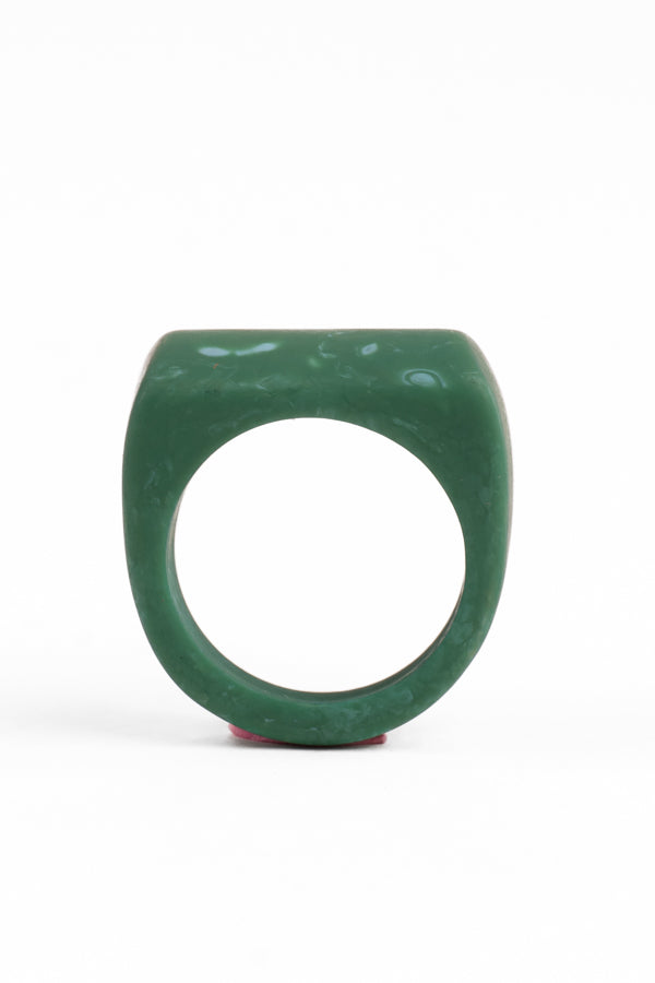 Resin Ring - RR03 - Pepper Green