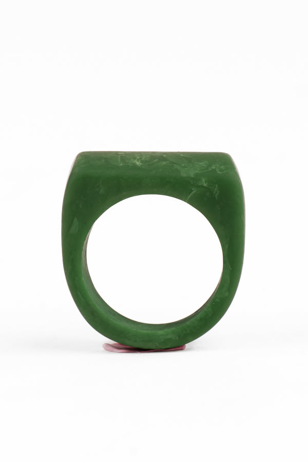 Resin Ring - RR03 - Kelly Green