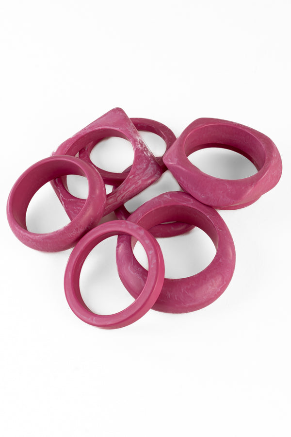 Resin Bangle - RB001 - Wild Orchid