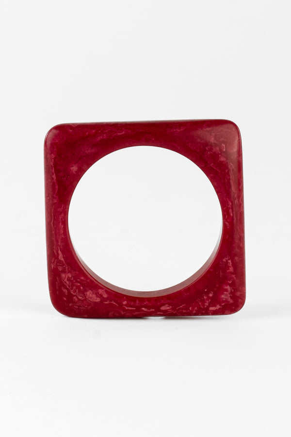 Resin Bangle - RB006 - Cerise