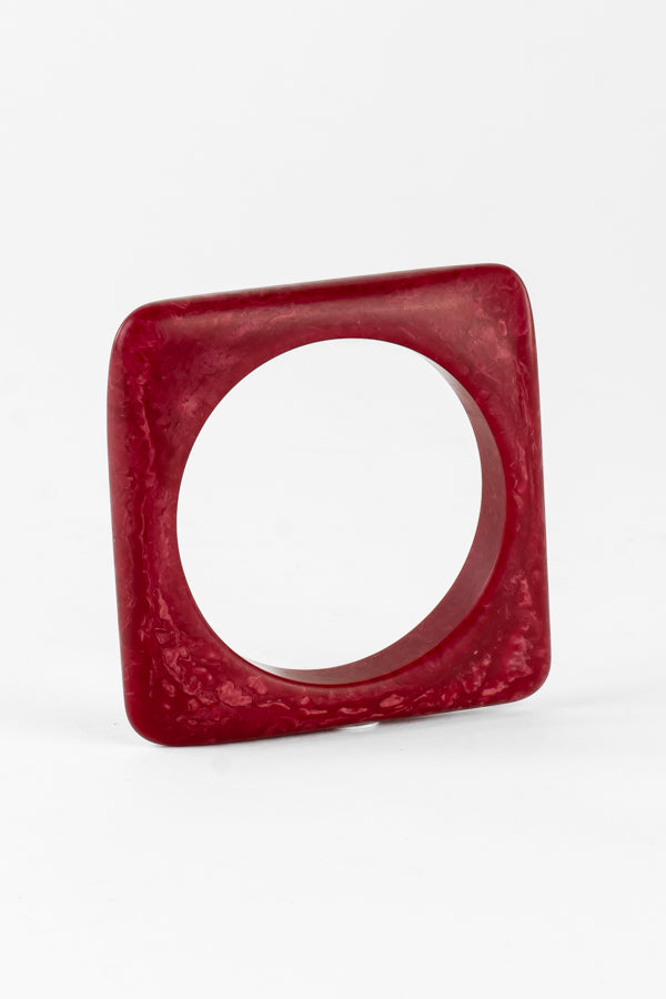 Resin Bangle - RB006 - Cerise